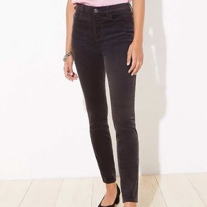 Loft - High Waist Skinny Corduroy Pants